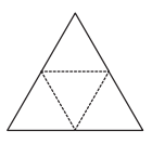 Net of triangular pyramid