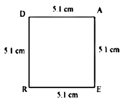 Draw a rough sketch of the square.